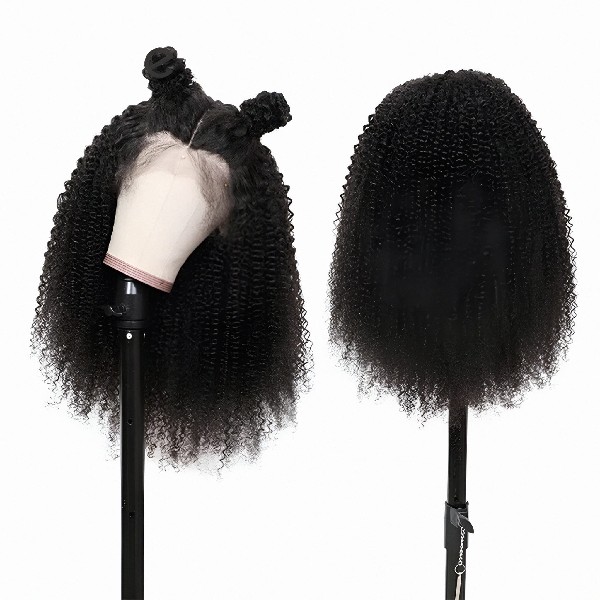 HD Lace Afro Curly Wig – Natural Look | Pre-Plucked, Glueless, Full Volume